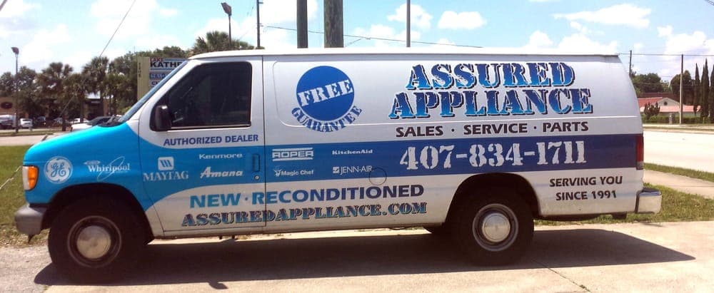Assured Appliance service and delivery van